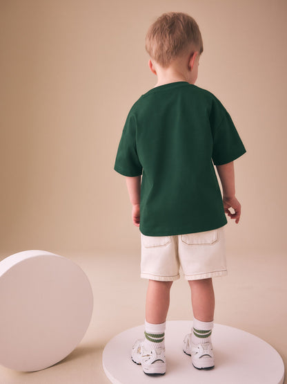 Green Roarsome Tiger Short Sleeve Graphic T-Shirt (3mths-7yrs) image 5