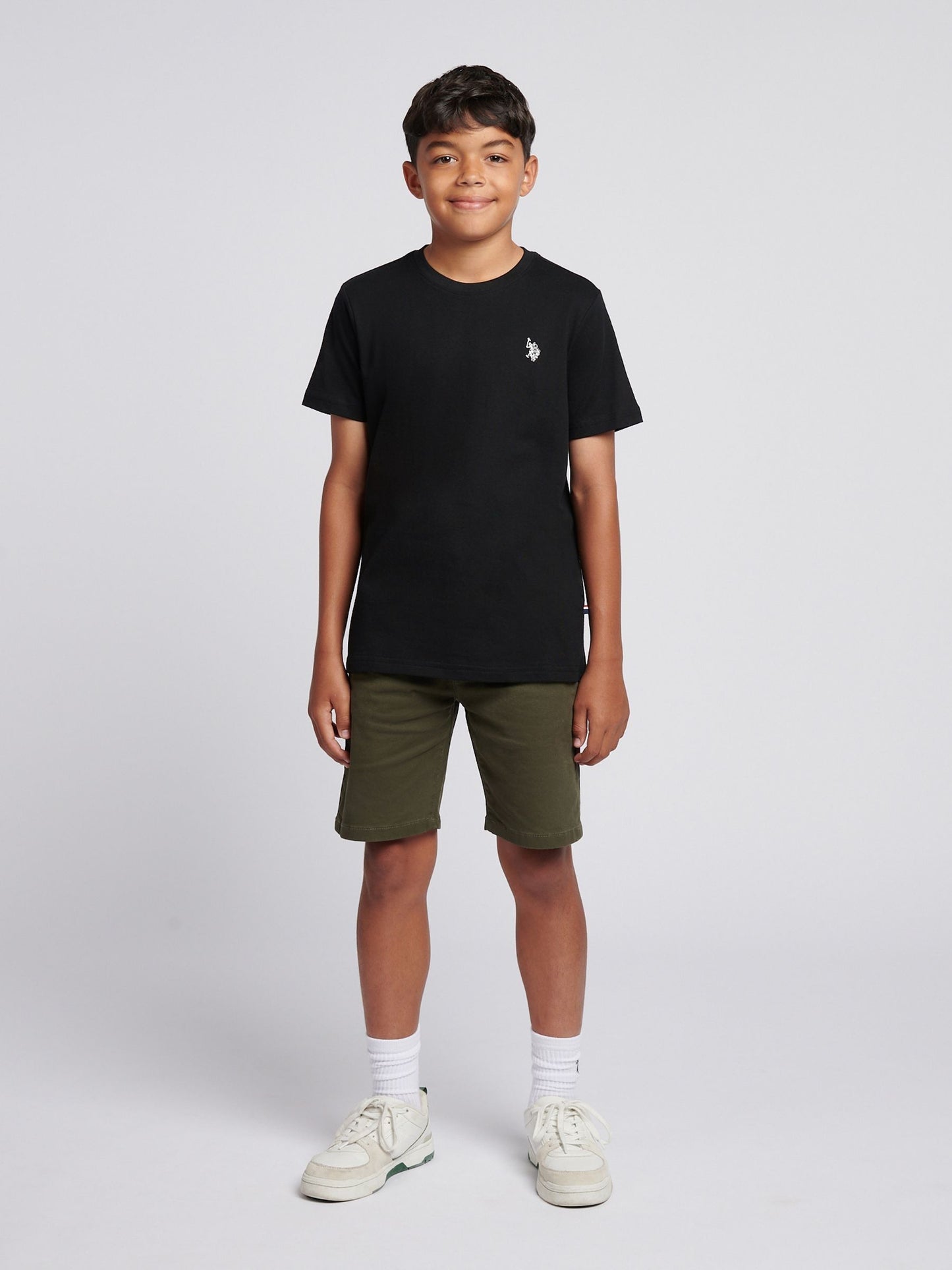 Dsiney Kidz - U.S. Polo Assn. Black Texture Double Horsemen T-Shirt image 3
