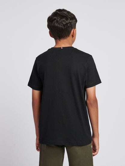 Dsiney Kidz - U.S. Polo Assn. Black Texture Double Horsemen T-Shirt image 4