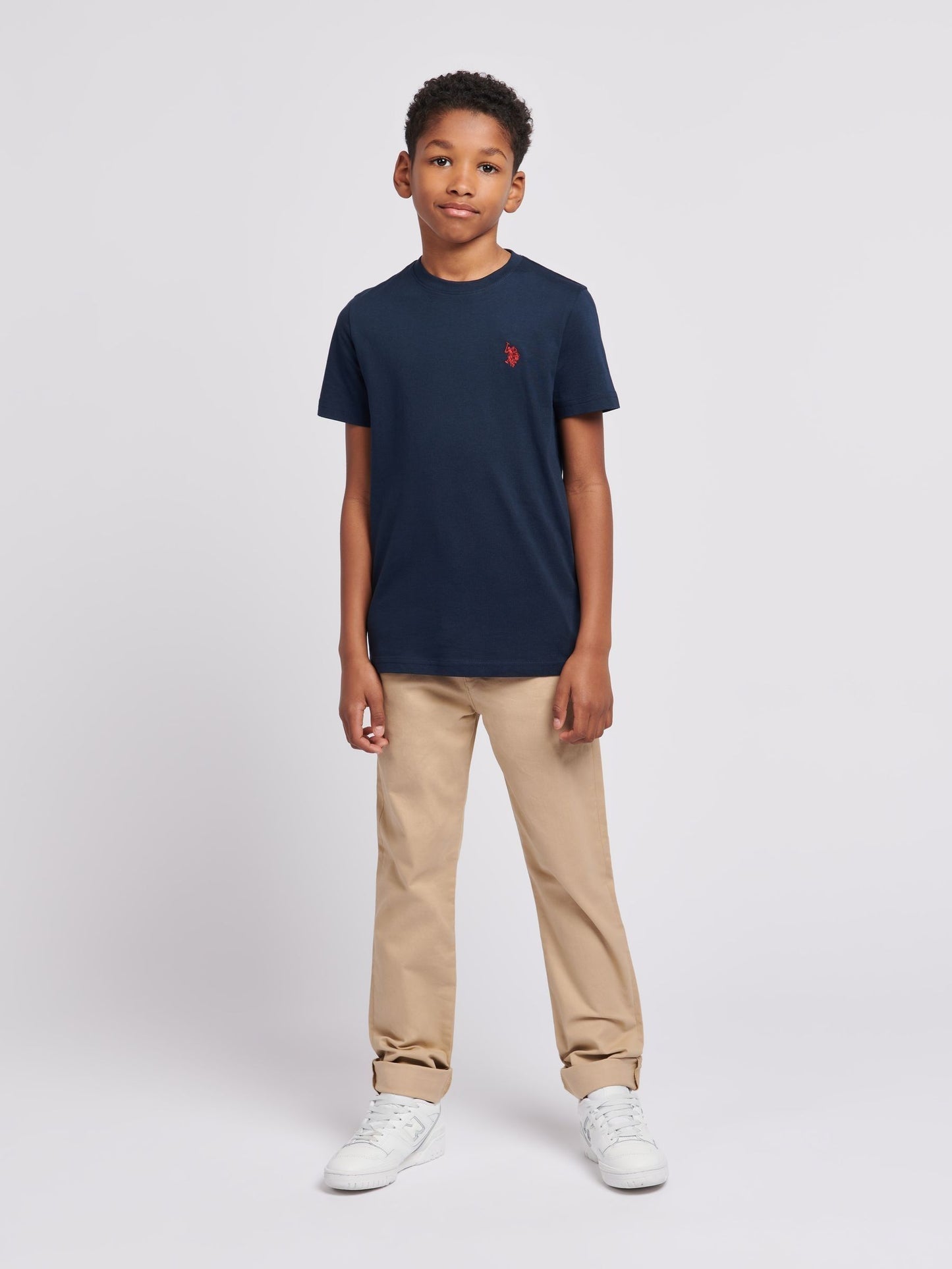 Dsiney Kidz - U.S. Polo Assn. Blue Navy Texture Double Horsemen T-Shirt image 3