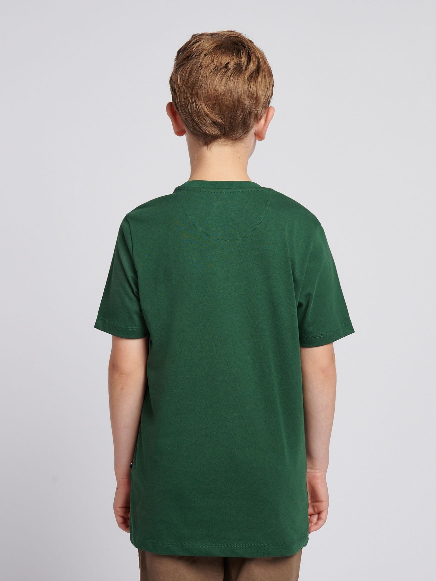 Dsiney Kidz - U.S. Polo Assn. Green Double Horsemen Graphic T-Shirt image 2