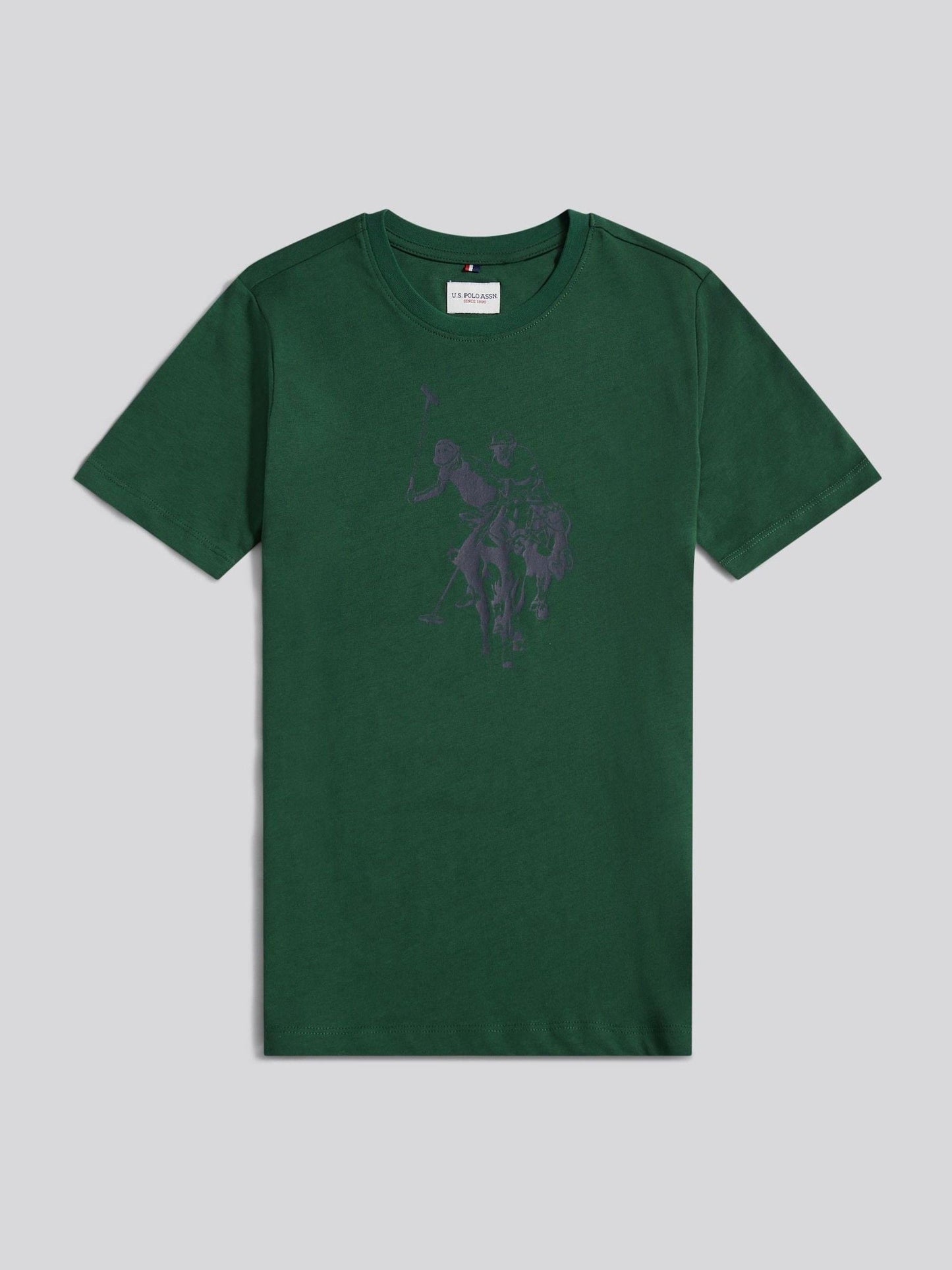 Dsiney Kidz - U.S. Polo Assn. Green Double Horsemen Graphic T-Shirt image 6