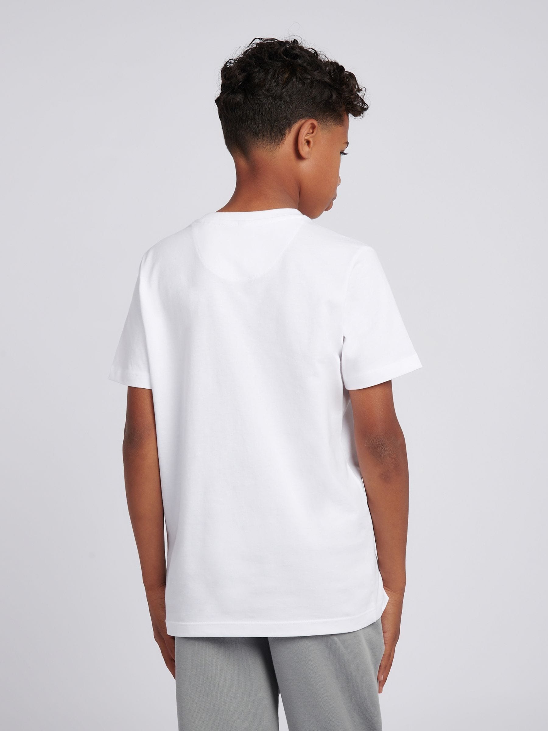 Dsiney Kidz - U.S. Polo Assn. White Double Horsemen Graphic T-Shirt image 3