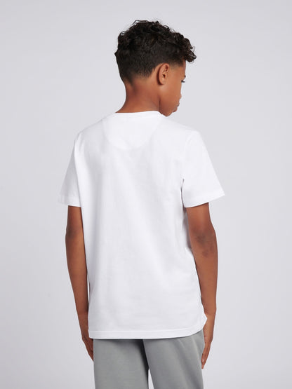 Dsiney Kidz - U.S. Polo Assn. White Double Horsemen Graphic T-Shirt image 3