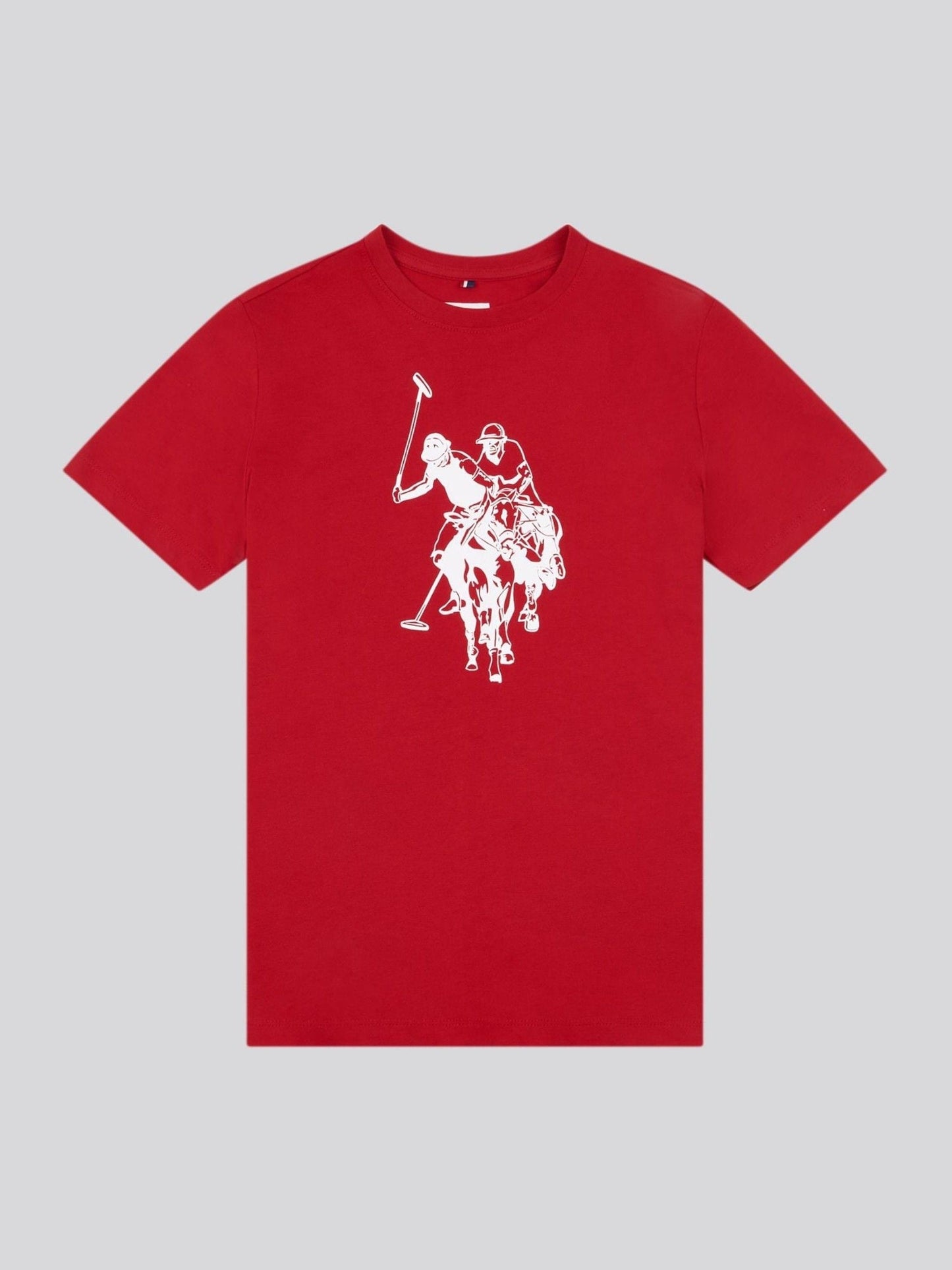 Dsiney Kidz - U.S. Polo Assn. Red Double Horsemen Graphic T-Shirt image 5