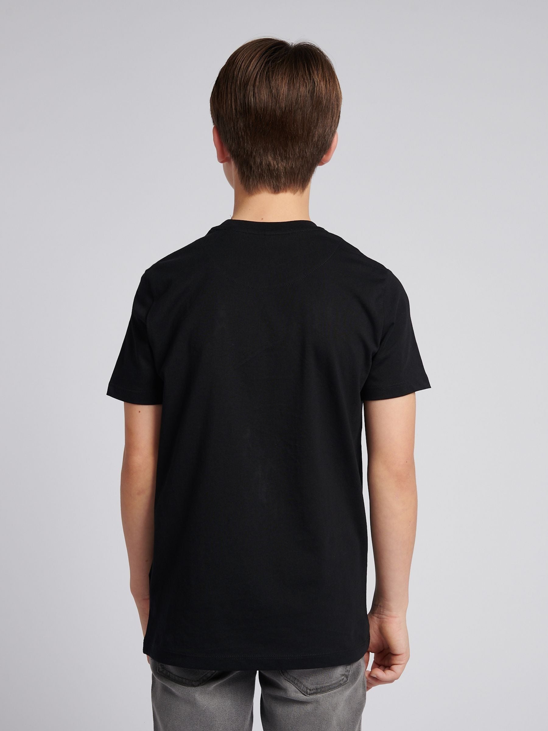 Dsiney Kidz - U.S. Polo Assn. Black Double Horsemen Graphic T-Shirt image 4