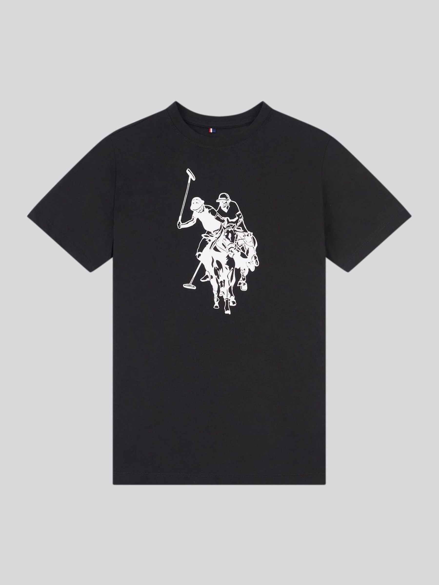 Dsiney Kidz - U.S. Polo Assn. Black Double Horsemen Graphic T-Shirt image 6