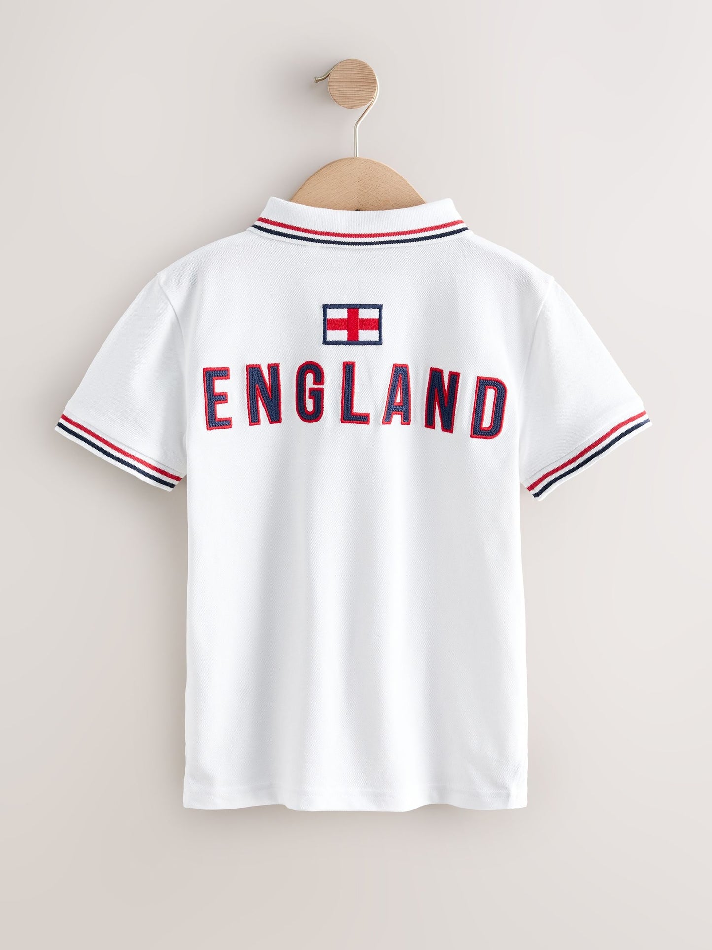 Dsiney Kidz - White England Football Polo Shirt (3-16yrs) image 6