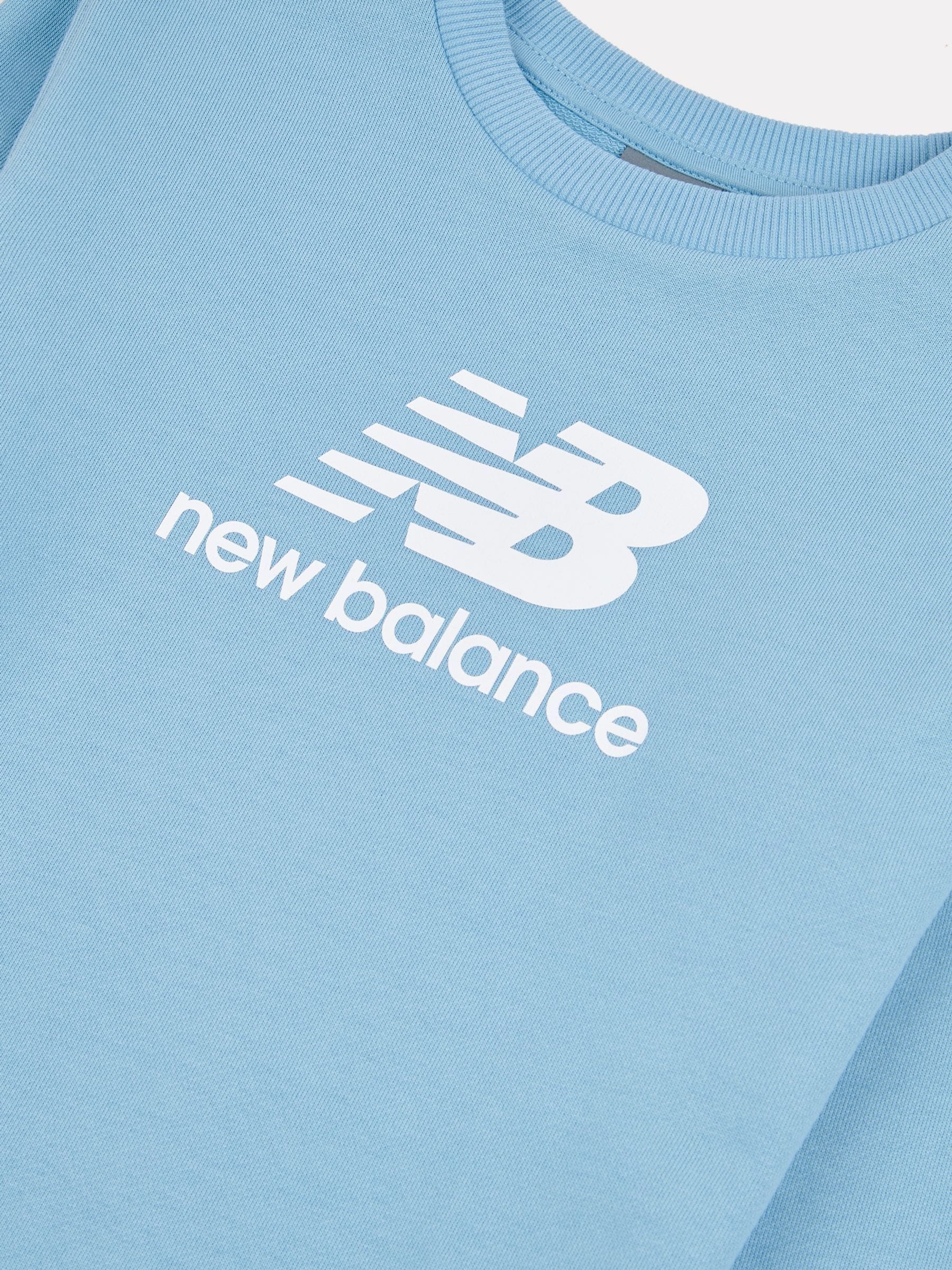Dsiney Kidz - New Balance Blue FT Stacked Logo Crew & Joggers Set image 4