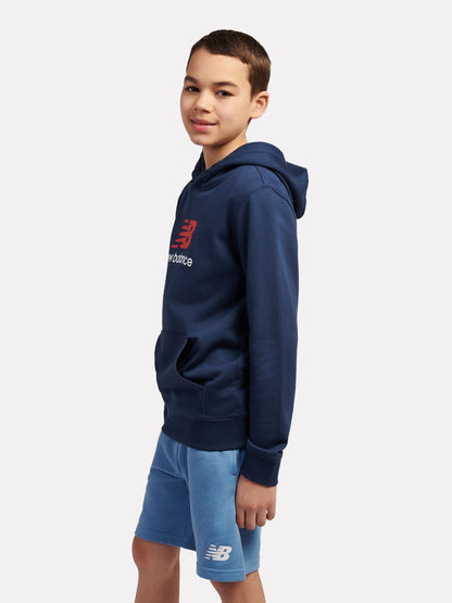 Dsiney Kidz - New Balance Blue Stacked Logo Hoodie image 2