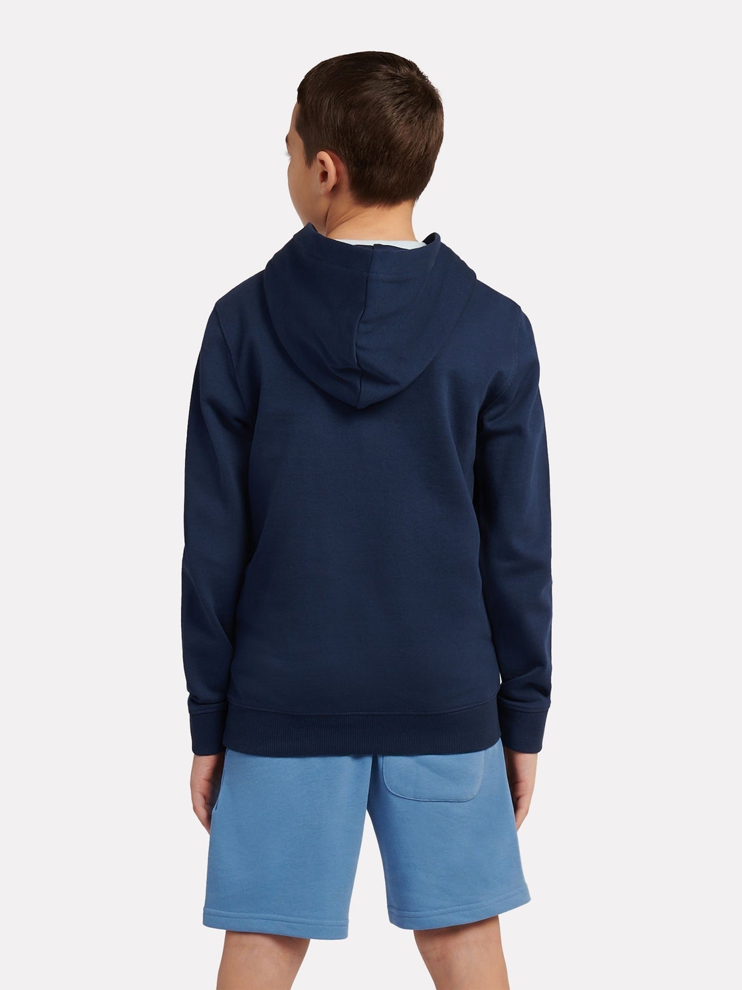 Dsiney Kidz - New Balance Blue Stacked Logo Hoodie image 3