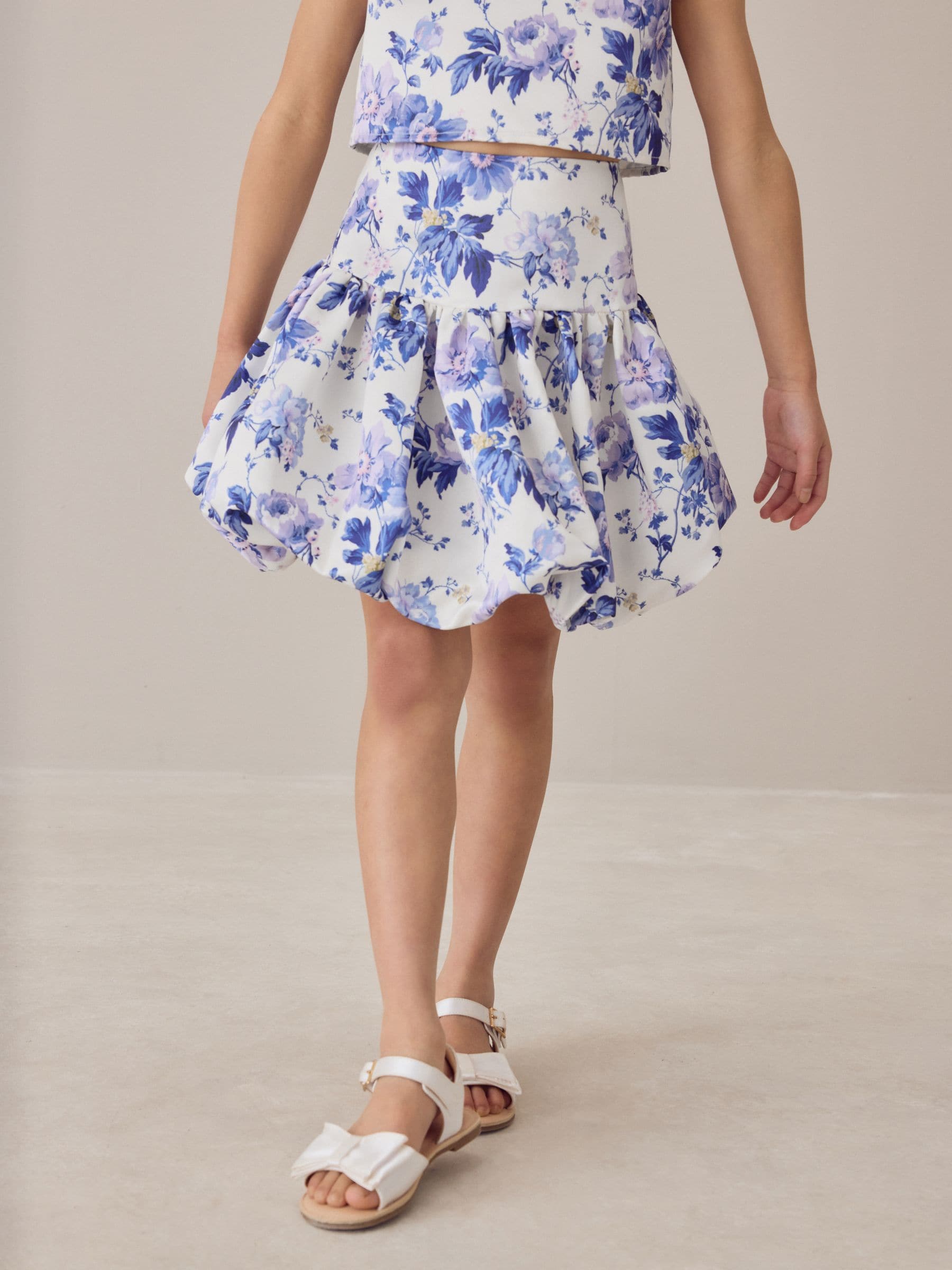 Laura Ashley Multi Peony Garden Top and Skirt Set image 4