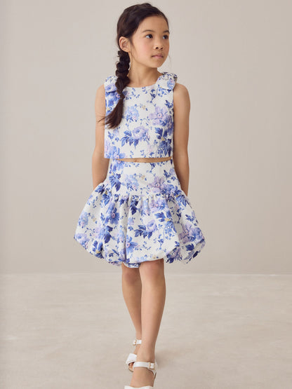 Laura Ashley Multi Peony Garden Top and Skirt Set image 5