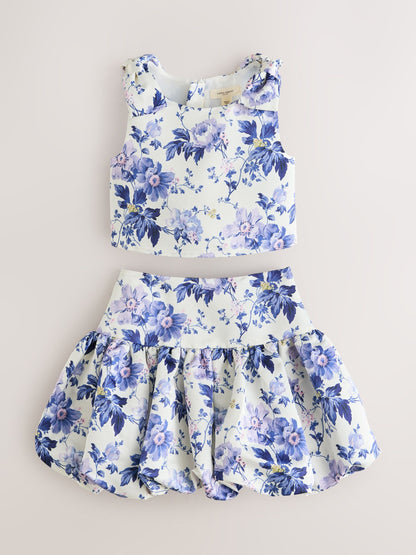 Laura Ashley Multi Peony Garden Top and Skirt Set image 7