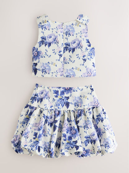 Laura Ashley Multi Peony Garden Top and Skirt Set image 8