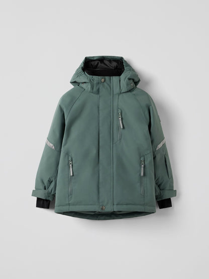Dsiney Kidz - Polarn O. Pyret Green Waterproof Padded Ski Jacket image 2