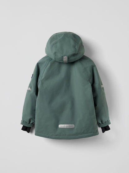 Dsiney Kidz - Polarn O. Pyret Green Waterproof Padded Ski Jacket image 3