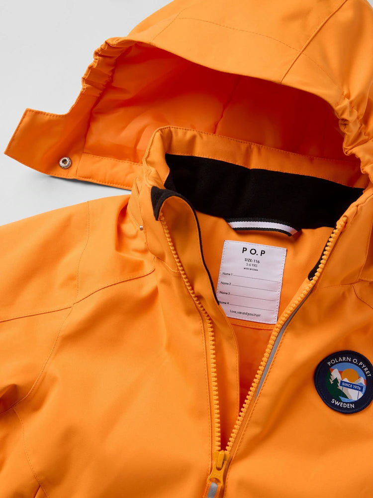 Polarn O. Pyret Orange Padded Ski Jacket
