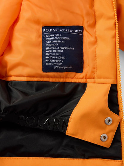 Polarn O. Pyret Orange Padded Ski Jacket