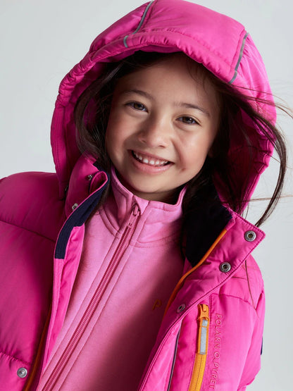 Polarn O. Pyret Pink Padded Water Resistant Puffer