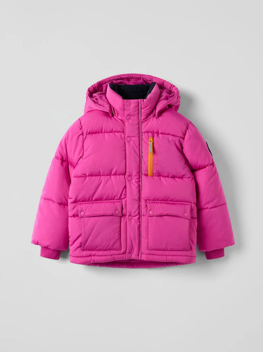 Polarn O. Pyret Pink Padded Water Resistant Puffer