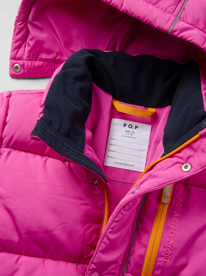 Polarn O. Pyret Pink Padded Water Resistant Puffer