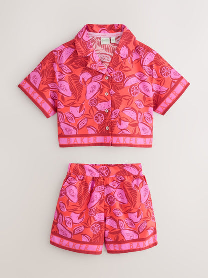 Baker by Ted Baker 2 Piece Printed Shirt & Shorts Set image 9