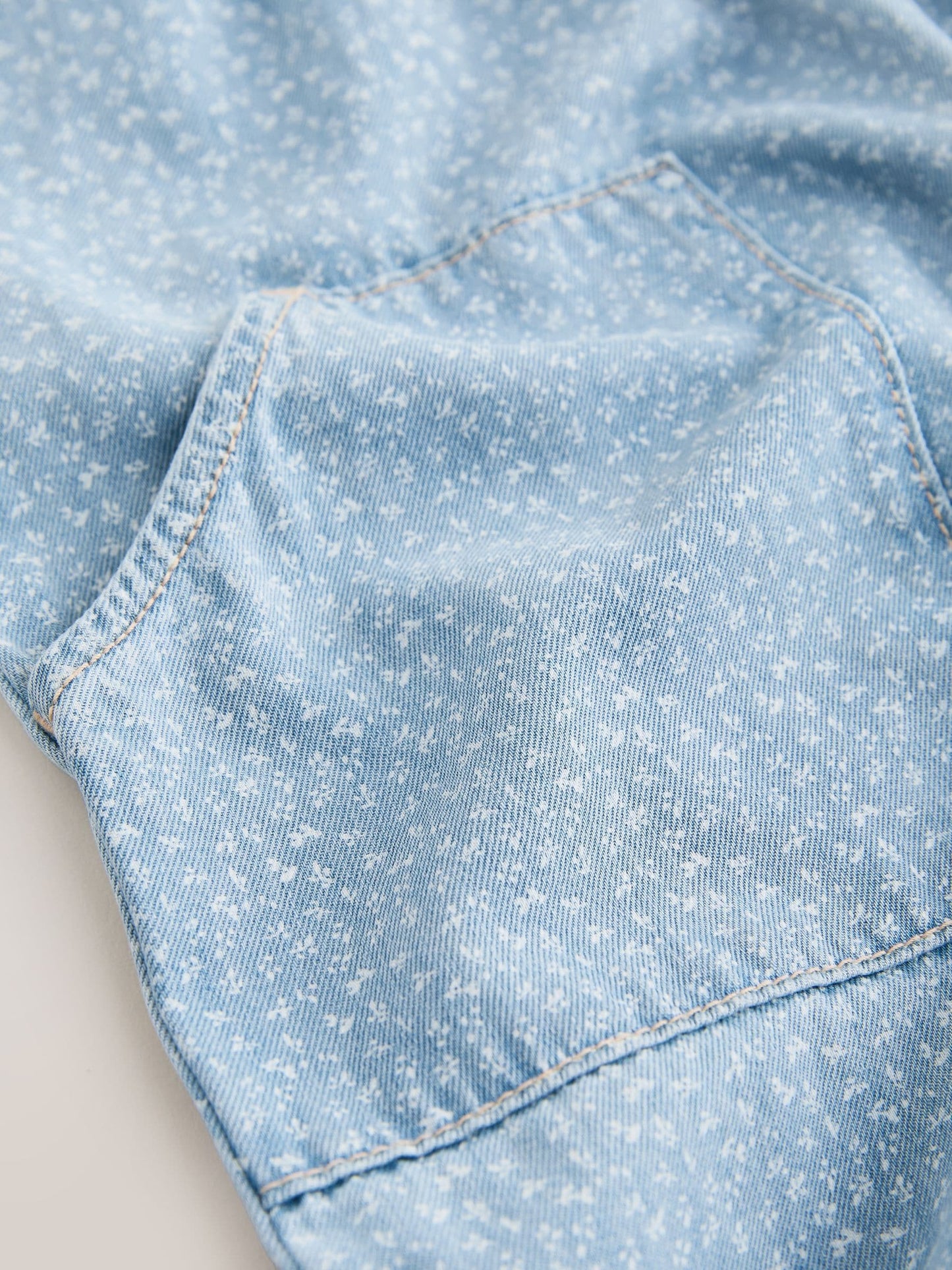 Dsiney Kidz - Blue Floral Ditsy Denim Jumpsuit (3mths-7yrs) image 7