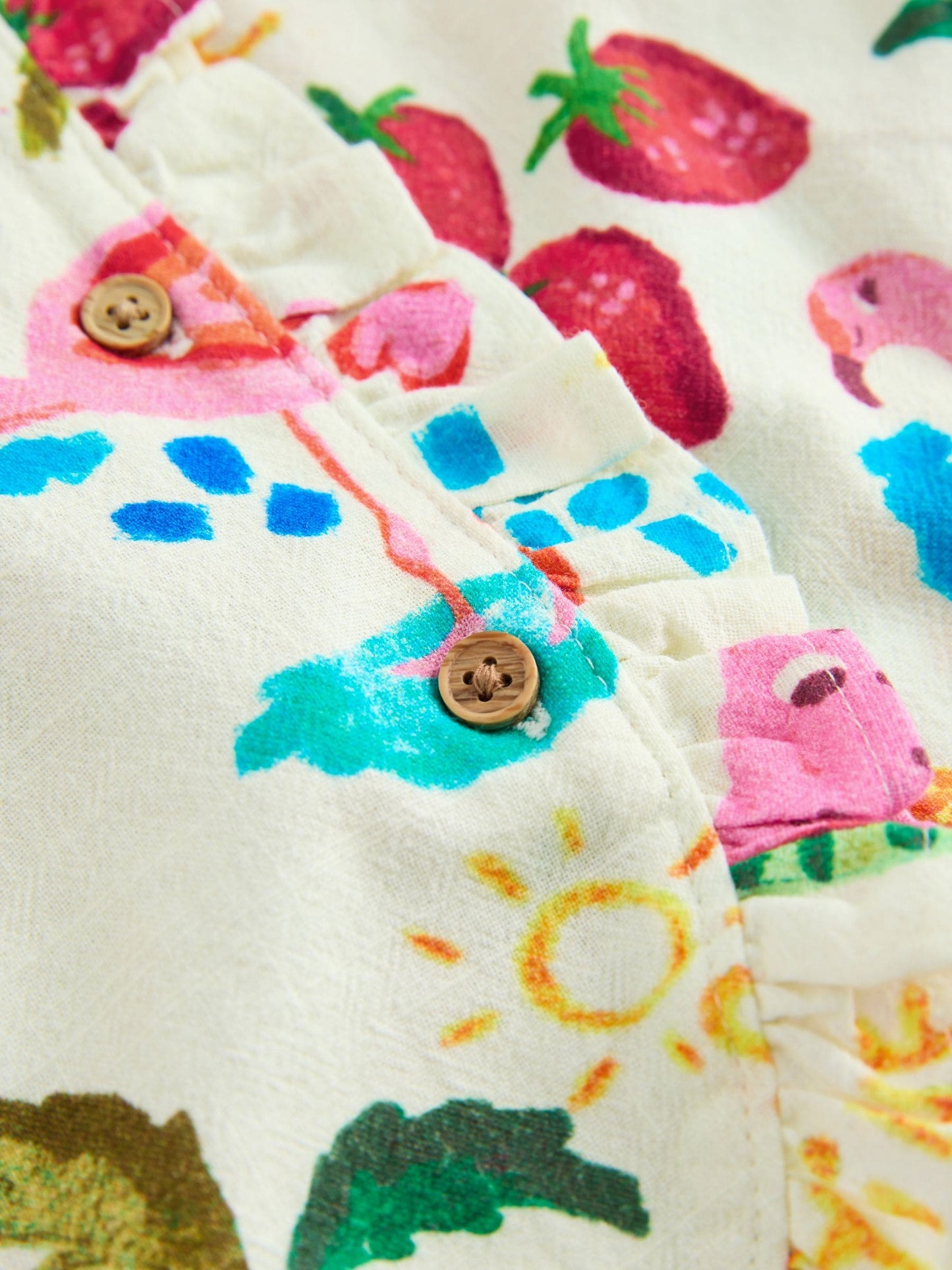 Bright Summer Tropical Print Top & Cuffed Trousers Set (3mths-7yrs) image 9