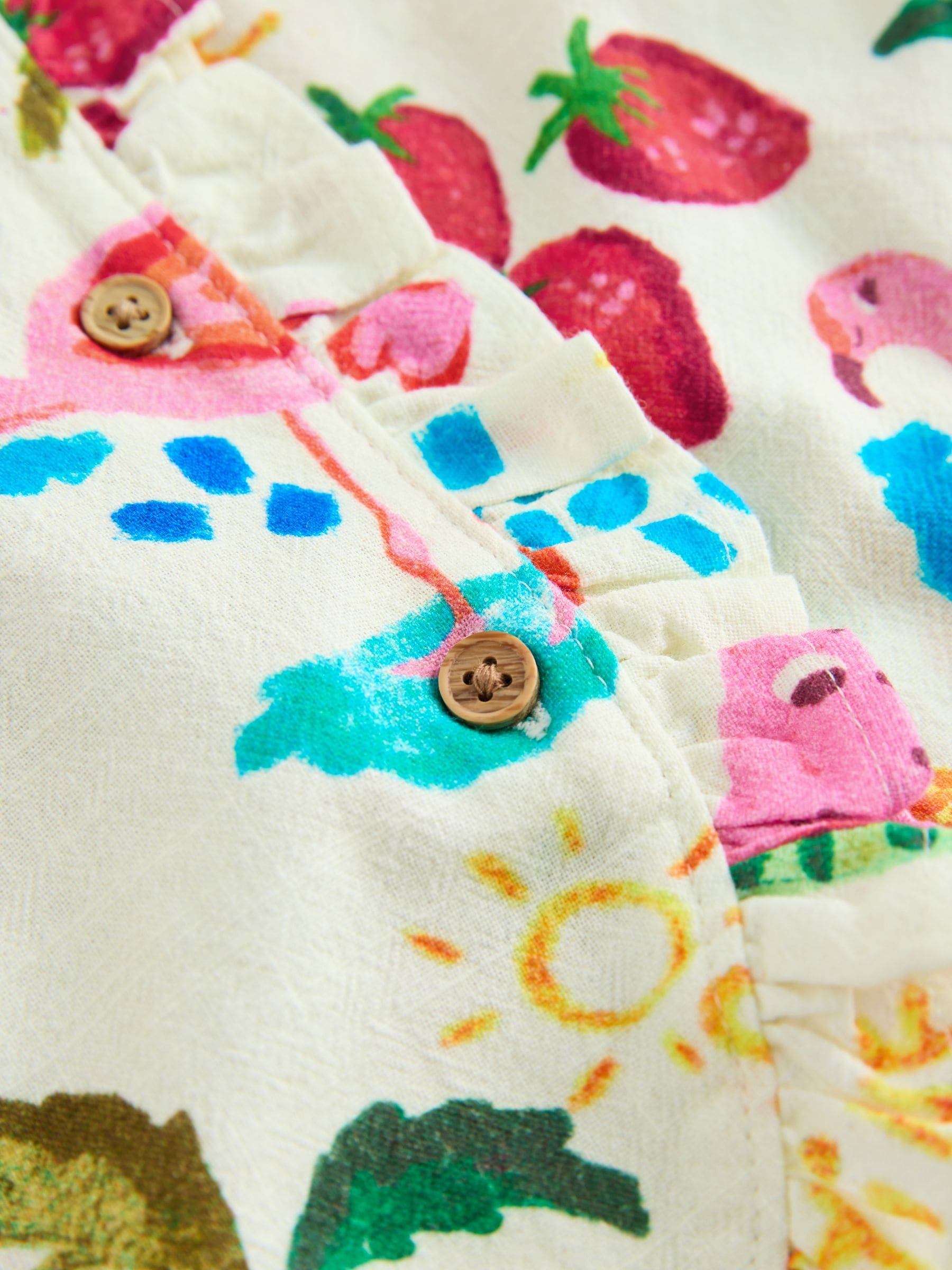 Bright Summer Tropical Print Top & Cuffed Trousers Set (3mths-7yrs) image 9