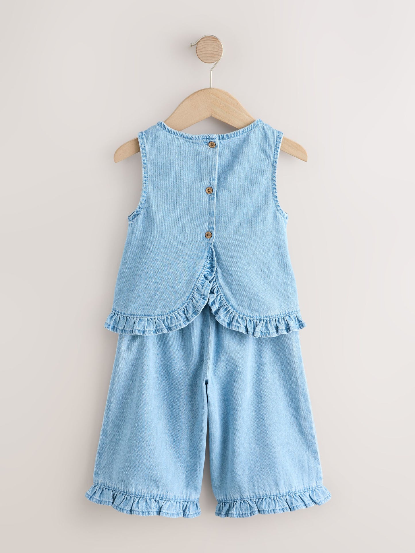 Fruit Embroidered Denim Top & Trousers Set (3mths-7yrs) image 7