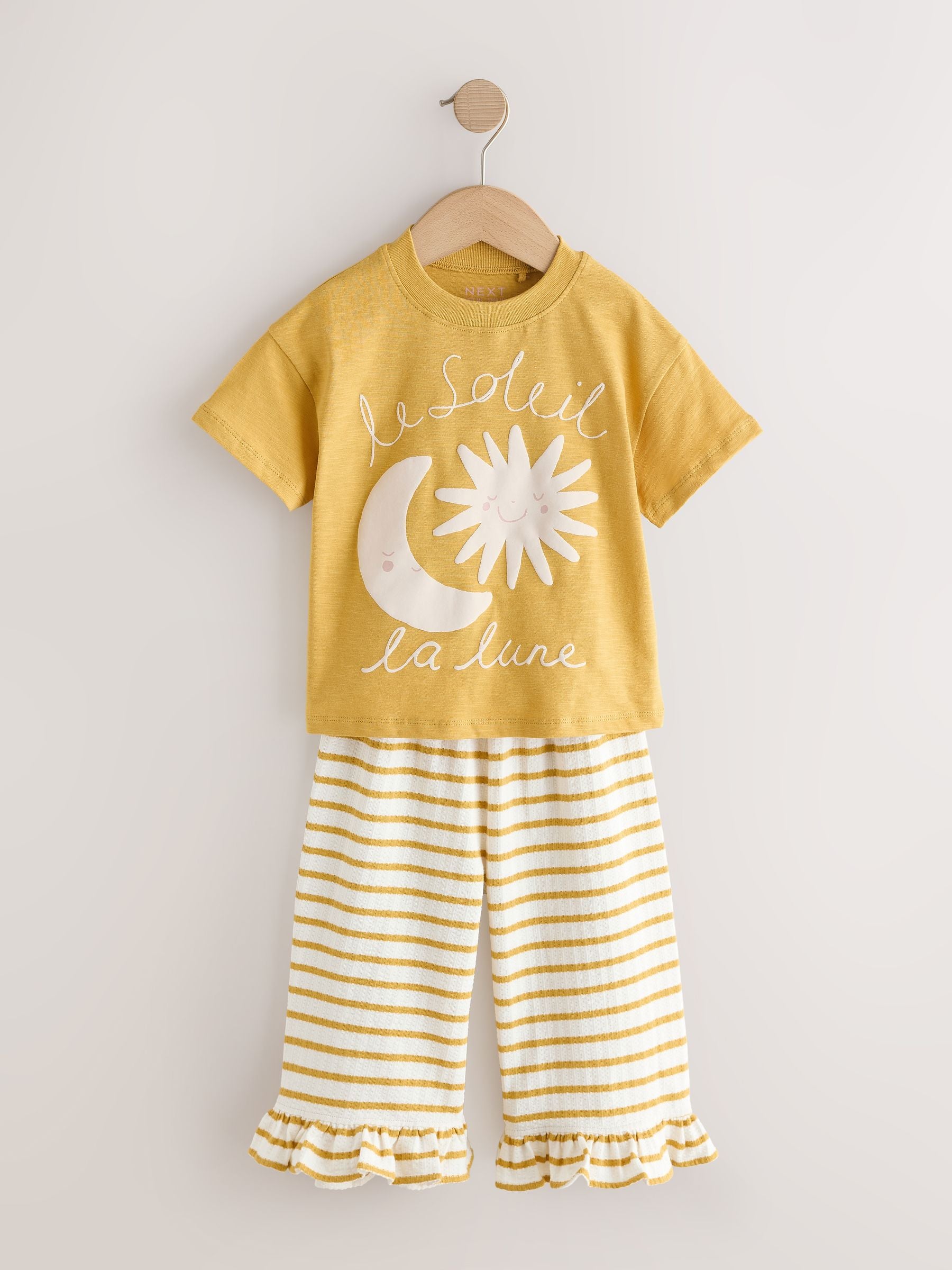 Neutral Top & Trousers Set 2 Pack (3mths-7yrs) image 6