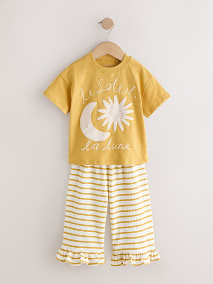 Neutral Top & Trousers Set 2 Pack (3mths-7yrs) image 6