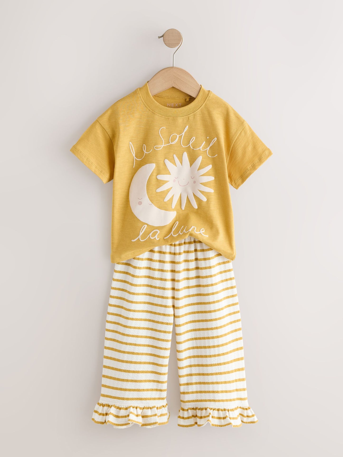 Neutral Top & Trousers Set 2 Pack (3mths-7yrs) image 8
