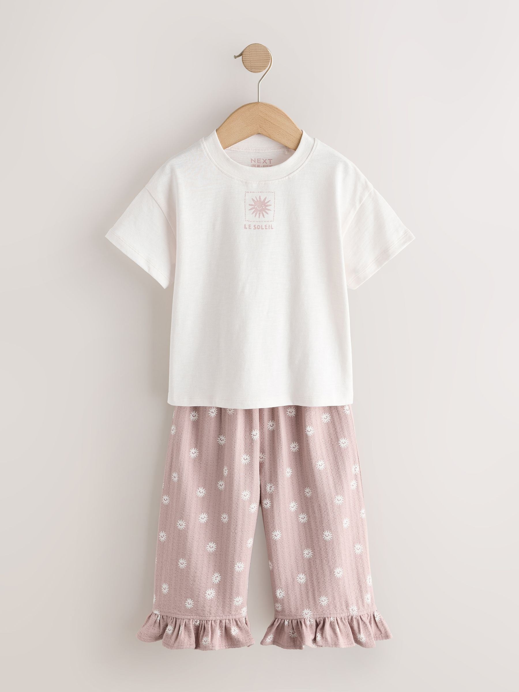 Neutral Top & Trousers Set 2 Pack (3mths-7yrs) image 9