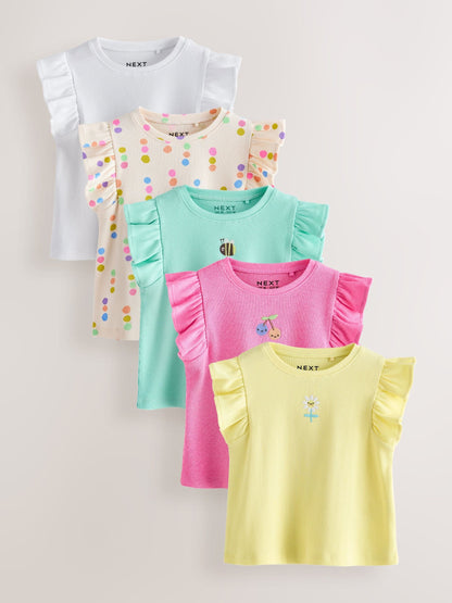 Dsiney Kidz - Bright Vests 5 Pack (3mths-7yrs) image 1