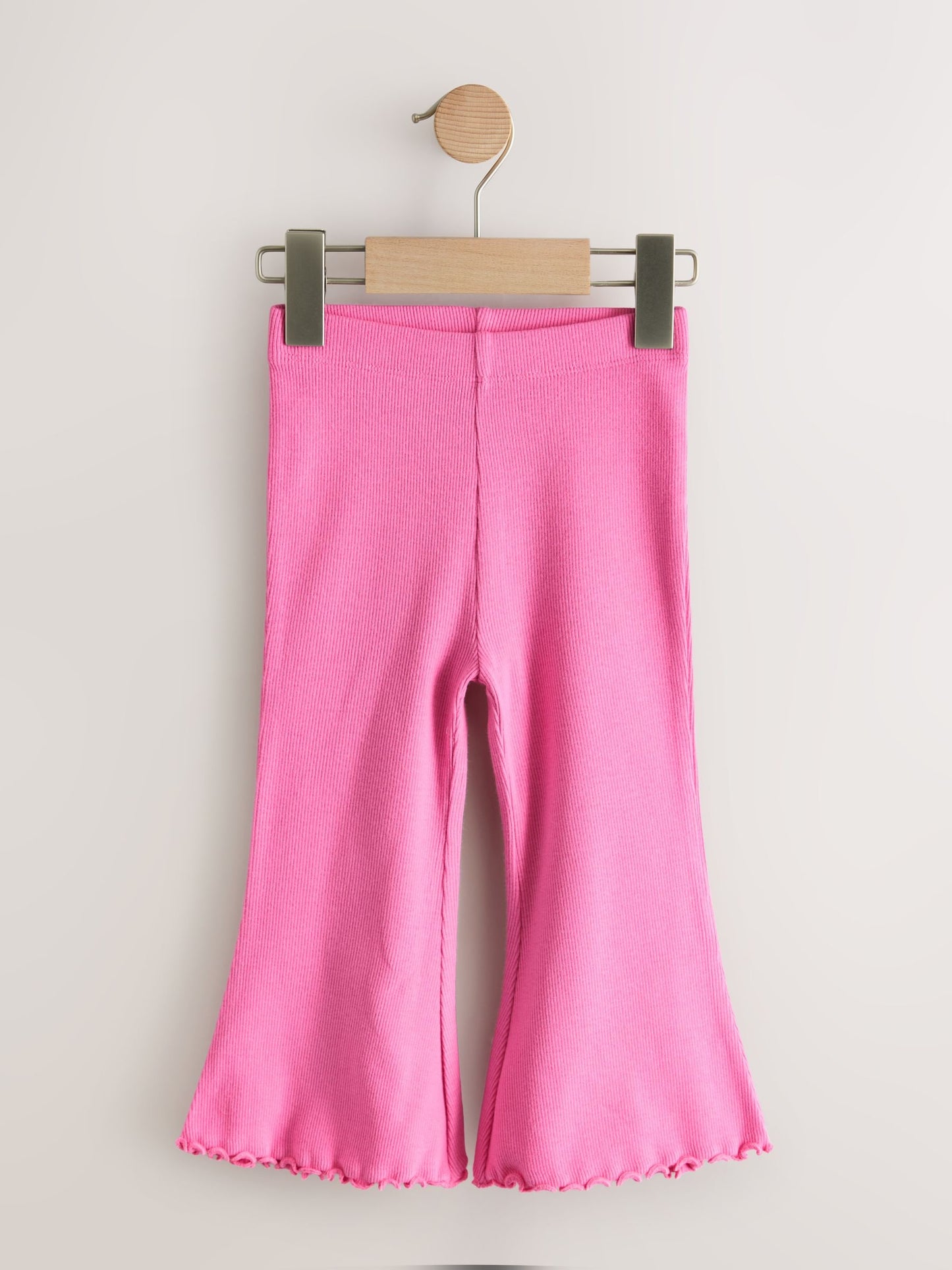 Pink/Floral Flared Leggings 3 Pack (3mths-7yrs) image 4