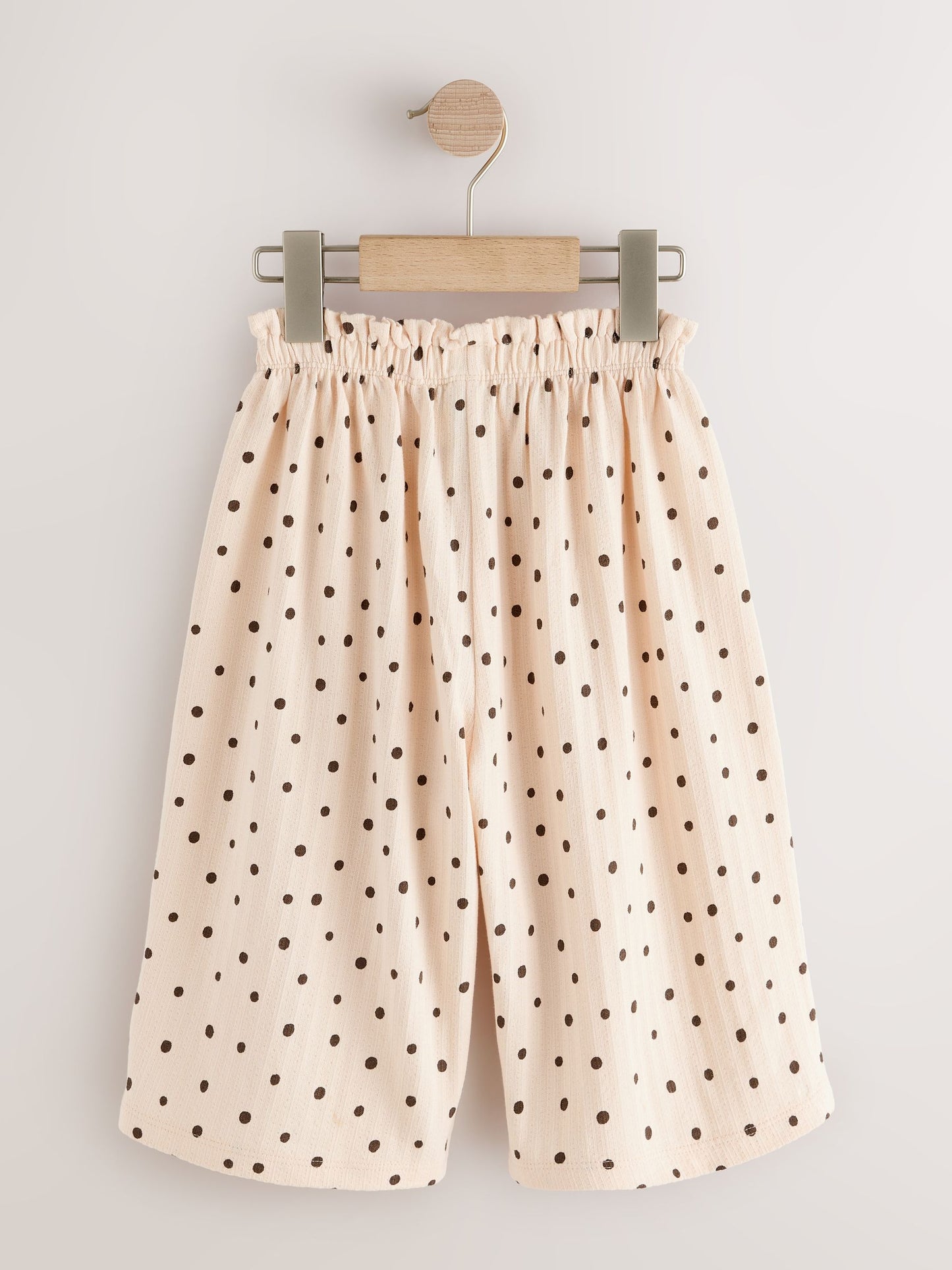 Neutral Wide Leg Trousers 3 Pack (3mths-7yrs) image 3