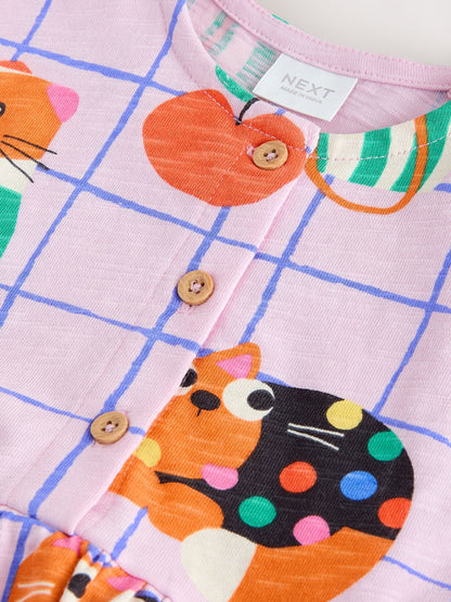 Pink Pets Jersey Dress (3mths-7yrs) image 6