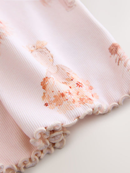 Pink Ballerina Short Sleeve Ribbed Dress (3mths-7yrs) image 7