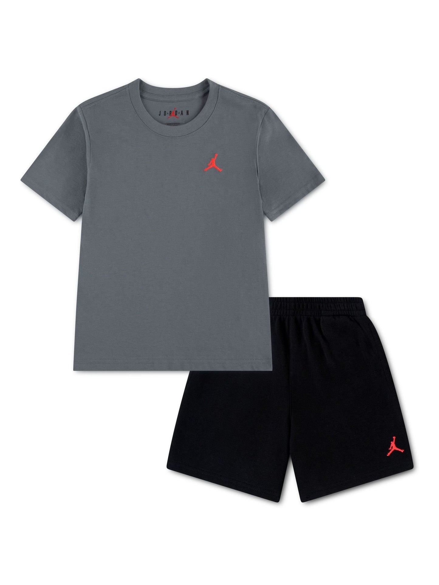 Dsiney Kidz - Jordan Black Smoke Grey University Air Brooklyn Essentials Top & Short Set image 1