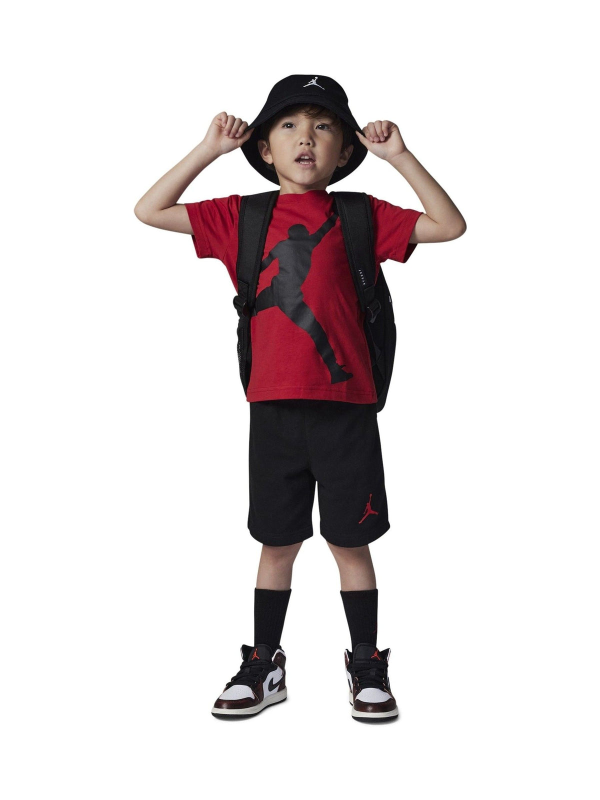 Dsiney Kidz - Jordan Black Jumbo Jumpman Shorts Set image 1