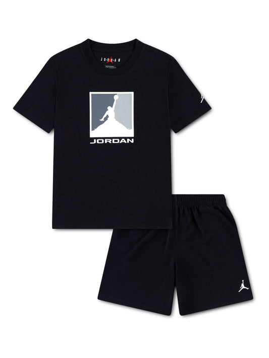 Jordan Black Brooklyn Mesh Top & Short Sets image 1