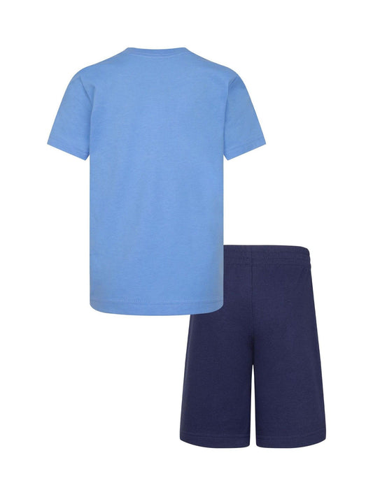 Jordan Midnight Navy Little Jumbo Jumpman Shorts Set image 2