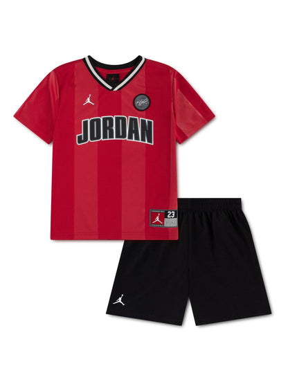 Dsiney Kidz - Jordan Black Sport Jersey Mesh Top & Short Set image 1