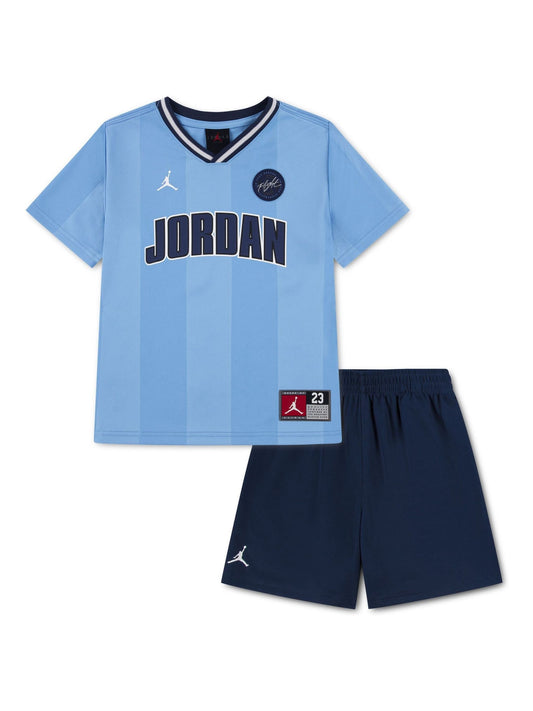 Jordan Midnight Navy Sport Jersey Mesh Top & Short Set image 1