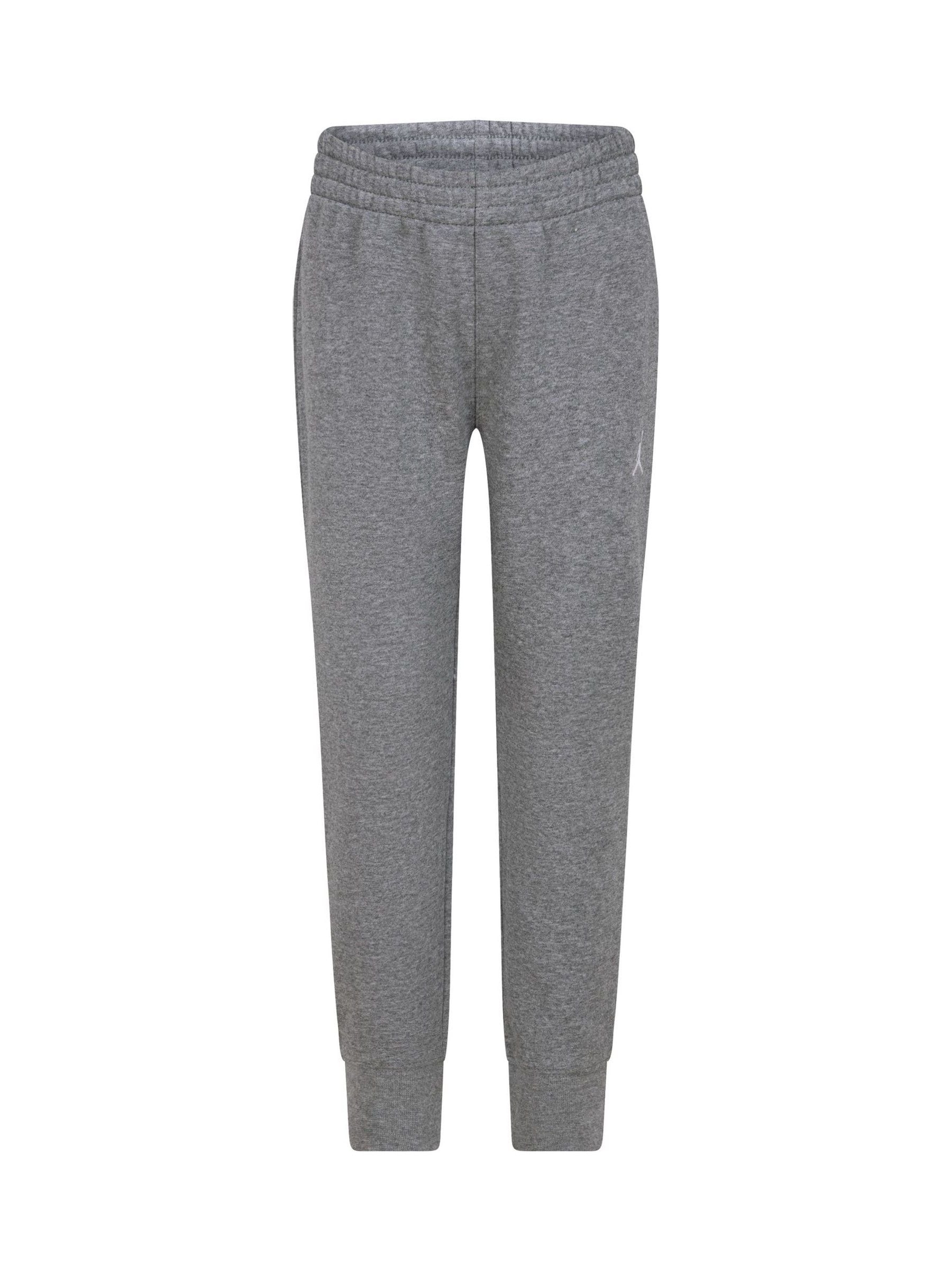 Jordan Grey Heather Little Brooklyn Overhead Hoodie And Joggers Tracksuit image 3
