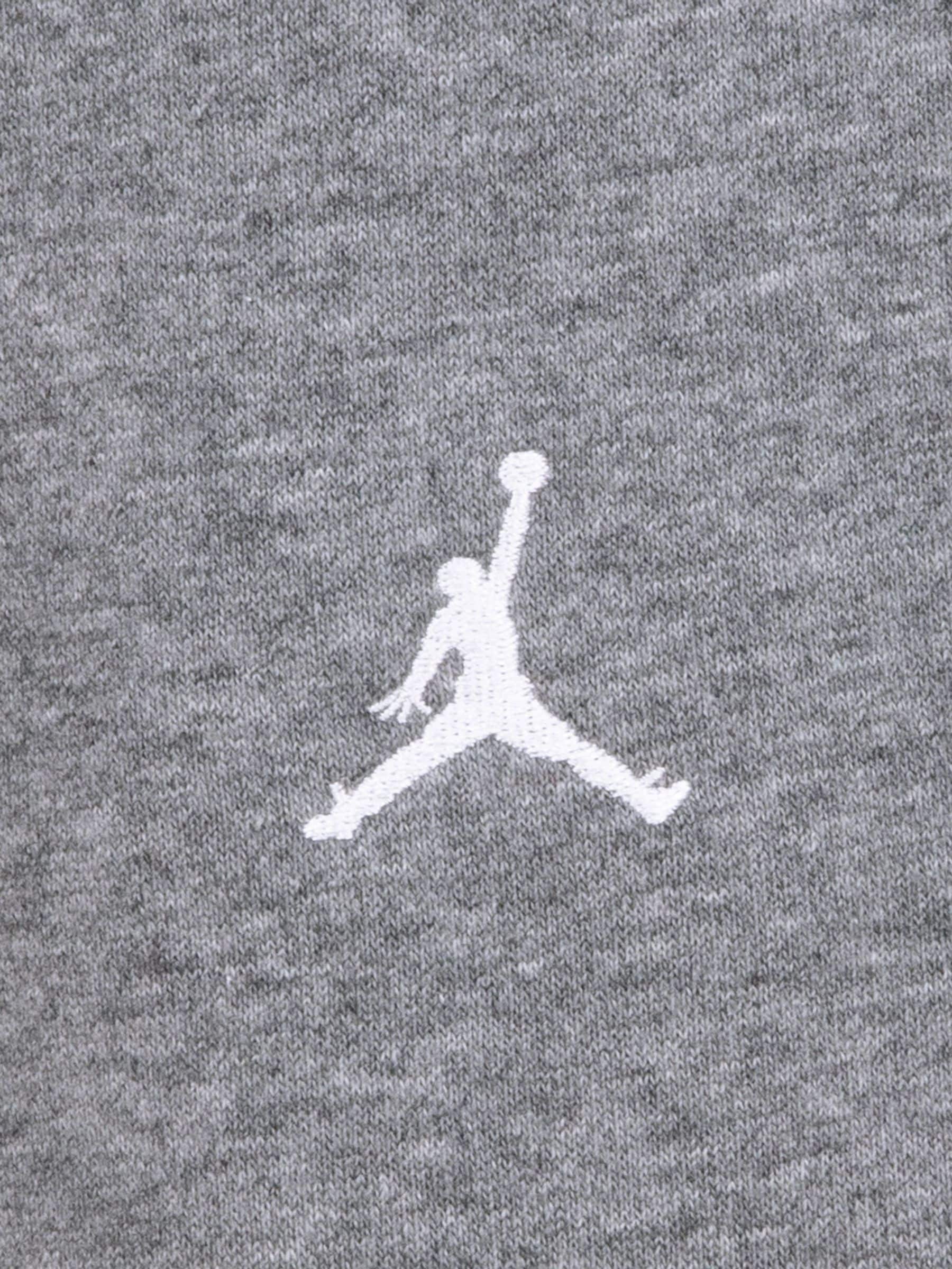 Jordan Grey Heather Little Brooklyn Overhead Hoodie And Joggers Tracksuit image 4