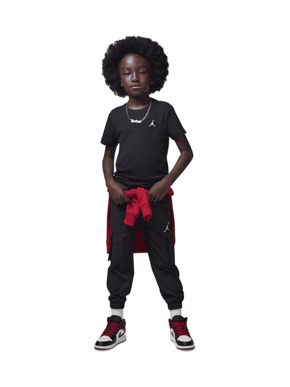 Jordan Black Little Jumpman Air Embroidered T-Shirt image 1