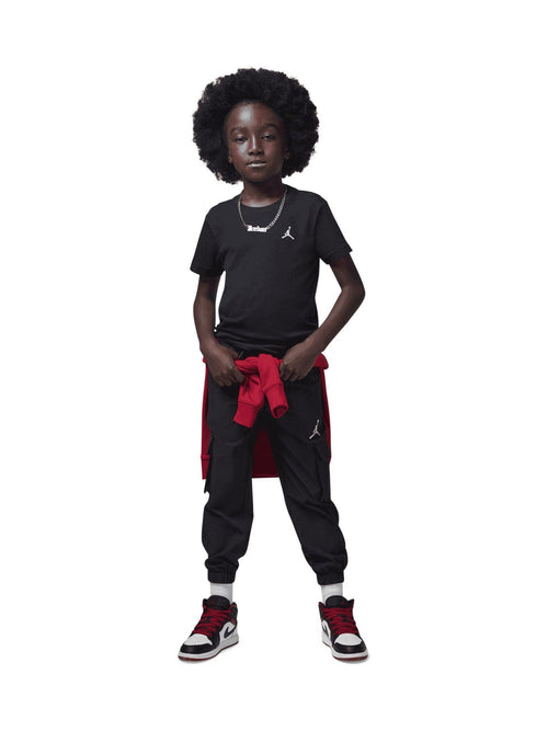Jordan Black Little Jumpman Air Embroidered T-Shirt image 1